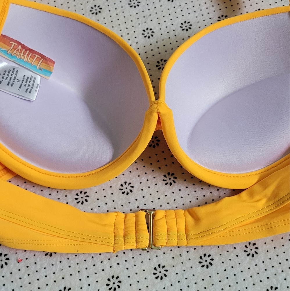 Tahiti Push up Halter Top Bikini Set Size Medium - Picture 8 of 10